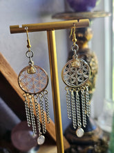 Load image into Gallery viewer, Sacred Dreamer Gemstone Chandelier Earrings