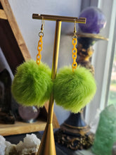 Load image into Gallery viewer, Fluffy Puff Faux Mink Fur Earrings