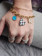 Load image into Gallery viewer, SkaGirl Chunky Gold Charm Bracelet