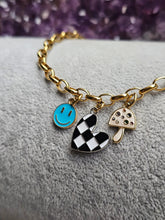 Load image into Gallery viewer, SkaGirl Chunky Gold Charm Bracelet