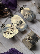 Load image into Gallery viewer, Deluxe XL Chunky Crystal Antique Silver Pendants