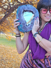 Load image into Gallery viewer, Juicy Amethyst Crystal Mirror