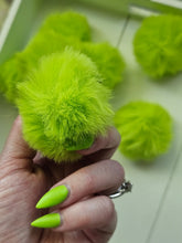 Load image into Gallery viewer, Fluffy Puff Faux Mink Fur Earrings