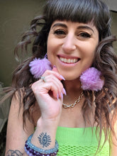 Load image into Gallery viewer, Fluffy Puff Faux Mink Fur Earrings