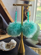Load image into Gallery viewer, Fluffy Puff Faux Mink Fur Earrings