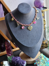 Load image into Gallery viewer, RockStar Barbie Chunky Gold Charm Necklace