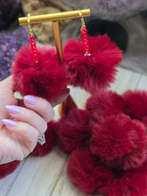 Load image into Gallery viewer, Fluffy Puff Faux Mink Fur Earrings