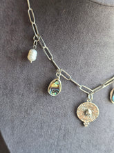 Load image into Gallery viewer, Oceana Silver Charm Necklace
