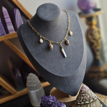 Load image into Gallery viewer, Salt & Sea Gold Charm Necklace