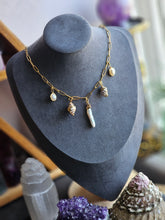 Load image into Gallery viewer, Salt & Sea Gold Charm Necklace