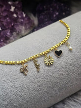 Load image into Gallery viewer, Hey Babe Gold Charm Bracelet