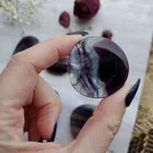 Load image into Gallery viewer, Rainbow Fluorite Worry Stone Crystals