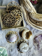 Load image into Gallery viewer, Sacred Geometry Wooden Sphere Stand