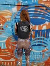 Load image into Gallery viewer, Citrine Crystal Fold Over Yoga Leggings