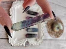Load image into Gallery viewer, Natural Rainbow Fluorite Crystal Necklace