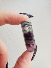 Load image into Gallery viewer, Natural Rainbow Fluorite Crystal Necklace