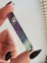 Load image into Gallery viewer, Natural Rainbow Fluorite Crystal Necklace