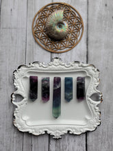 Load image into Gallery viewer, Natural Rainbow Fluorite Crystal Necklace