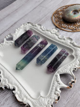 Load image into Gallery viewer, Natural Rainbow Fluorite Crystal Necklace