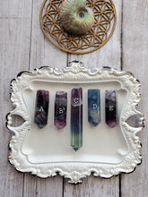 Load image into Gallery viewer, Natural Rainbow Fluorite Crystal Necklace