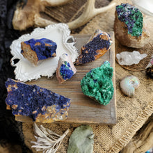 Load image into Gallery viewer, Raw Azurite w/ Malachite