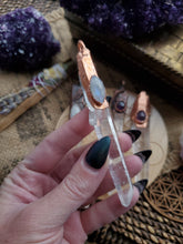 Load image into Gallery viewer, Electroformed Lemurian Laser Pendant Pendulum