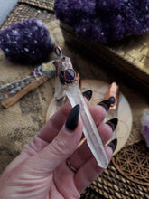Load image into Gallery viewer, Electroformed Lemurian Laser Pendant Pendulum