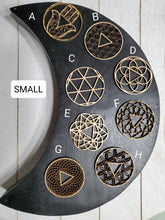 Load image into Gallery viewer, Sacred Geometry Wooden Sphere Stand