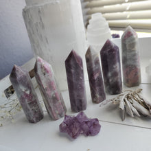 Load image into Gallery viewer, Rubellite + Pink Tourmaline Crystal Towers