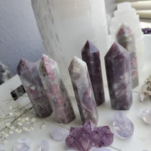 Load image into Gallery viewer, Rubellite + Pink Tourmaline Crystal Towers