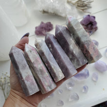 Load image into Gallery viewer, Rubellite + Pink Tourmaline Crystal Towers