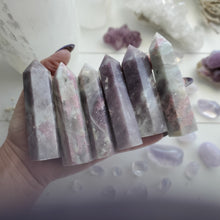 Load image into Gallery viewer, Rubellite + Pink Tourmaline Crystal Towers