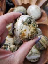 Load image into Gallery viewer, Natural Ocean Jasper Gemstone Palmstones