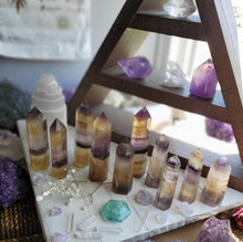 Load image into Gallery viewer, AAA Yellow Fluorite Crystal Towers