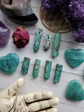 Load image into Gallery viewer, Natural Amazonite Smokey Quartz Pendants