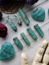 Load image into Gallery viewer, Natural Amazonite Smokey Quartz Pendants