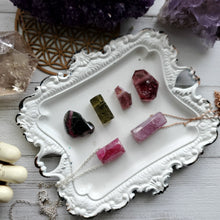 Load image into Gallery viewer, AAA Watermelon Tourmaline Simple Crystal Pendants