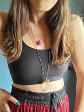 Load image into Gallery viewer, AAA Watermelon Tourmaline Simple Crystal Pendants