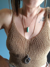 Load image into Gallery viewer, Natural Amazonite Smokey Quartz Pendants