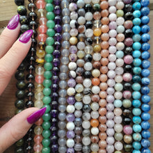 Load image into Gallery viewer, Custom Bespoke Gemstone Crystal Diffuser Mala Bracelets