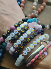 Load image into Gallery viewer, Bespoke Gemstone Crystal Diffuser Mala Bracelets