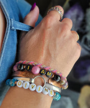 Load image into Gallery viewer, Bespoke Gemstone Crystal Diffuser Mala Bracelets