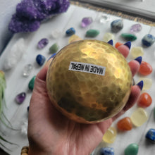 Load image into Gallery viewer, Genuine Brass Singing Tibetan Sound Bowl