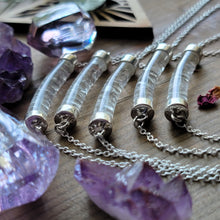 Load image into Gallery viewer, Floating Diamond Vial Crystal Necklace