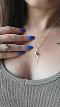 Load image into Gallery viewer, Floating Diamond Vial Crystal Necklace
