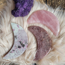 Load image into Gallery viewer, Crystal Crescent Moons