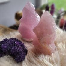 Load image into Gallery viewer, Rose Quartz Crystal Flames