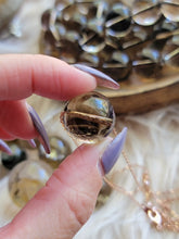 Load image into Gallery viewer, High Grade Smokey Quartz Elegant Crystal Simple Pendant