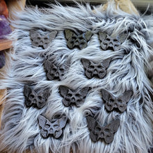 Load image into Gallery viewer, Natural Sheen Obsidian Gemstone Death Head Moth