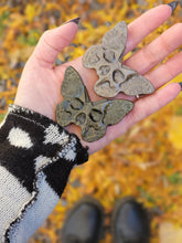 Load image into Gallery viewer, Natural Sheen Obsidian Gemstone Death Head Moth